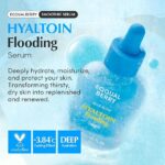 ⁦EQQUALBERRY Hyaltoin Flooding Smoothie Serum 30ml | Hydrating Serum with 11 Hyaluronic Acids + Ectoin, Soothing and Refreshing Effect⁩ - الصورة ⁦2⁩