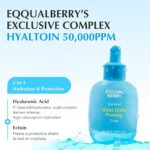 ⁦EQQUALBERRY Hyaltoin Flooding Smoothie Serum 30ml | Hydrating Serum with 11 Hyaluronic Acids + Ectoin, Soothing and Refreshing Effect⁩ - الصورة ⁦3⁩